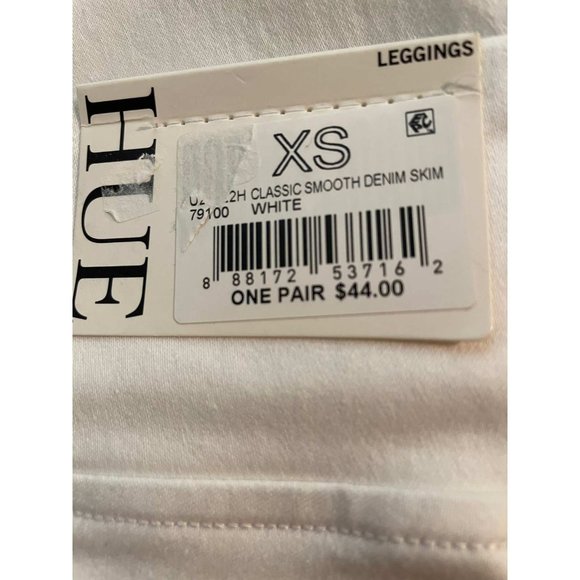 HUE Original Smoothing Denim Leggings X SMALL (818) - Picture 3 of 6